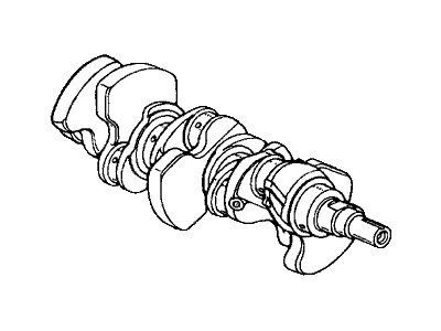 2002 Acura MDX Crankshaft - 13310-PGK-A00