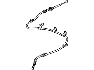 Acura 47520-S9V-A02 Wire B, Passenger Side Parking Brake