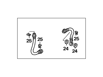 2002 Acura MDX Brake Line - 01466-S3V-A00