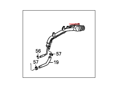 2001 Acura MDX Fuel Filler Neck - 17660-S3V-A02