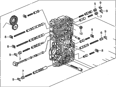 2009 Acura RDX Valve Body - 27000-R36-A00