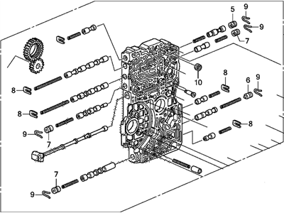 2010 Acura TL Valve Body - 27000-R36-A00