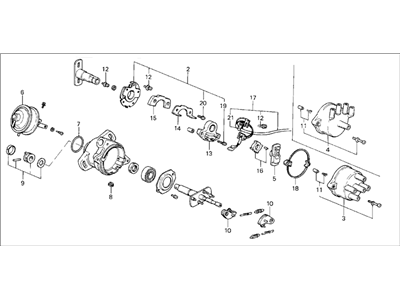 70176-693-920 Acura Valve, Slide Roof Drain (Inner) Illustration 1 of 1