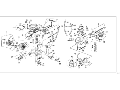 32790-ST8-A02 Acura Sub-Wire, Abs Illustration 1 of 1