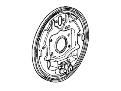 81632-SY8-A81 Acura Pad & Frame, Left Front Seat-Back Illustration 1 of 1