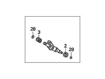 1998 Acura NSX Fuel Injector - 06164-P0A-A00