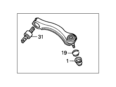 1999 Acura CL Control Arm - 52400-SM1-A04