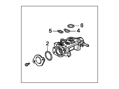 Acura 16500-P0A-A01 Valve Assembly, Fast Idle (Af41D)