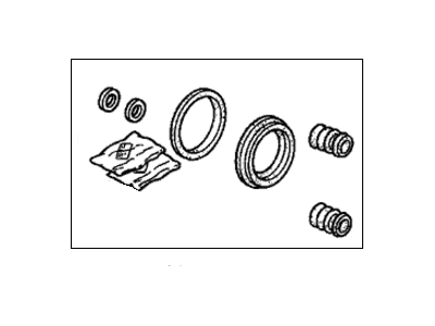 Acura 01463-SM4-A01 Front Caliper Set