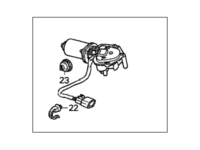 Acura 76505-SV4-A01 Front Wiper Motor Replacement