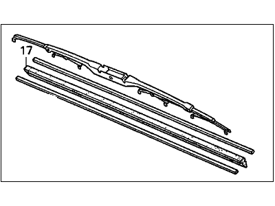 1999 Acura CL Wiper Blade - 76630-SH2-305