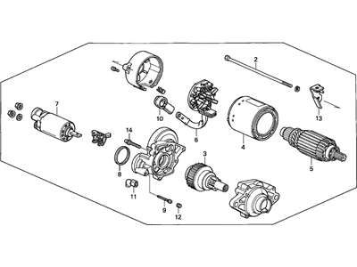 1997 Acura CL Starter Motor - 31200-P0A-004