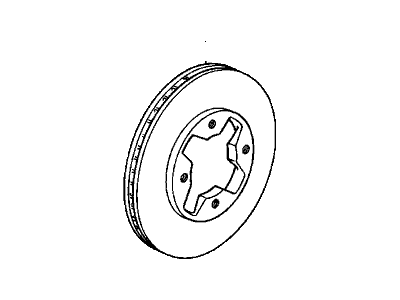 1997 Acura CL Brake Disc - 45251-SM4-020