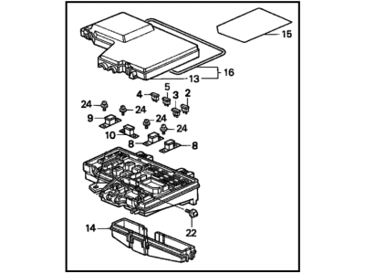 8-97033-094-2 Acura Block, Shift Illustration 1 of 1