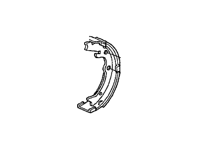 Acura CL Parking Brake Shoe - 43154-S47-N01