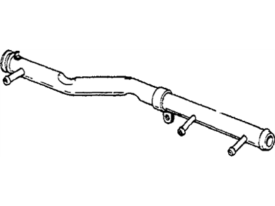 46376-SZ5-A00 Acura Pipe W, Brake Illustration 1 of 1