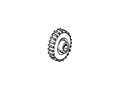 1987 Acura Integra Reverse Idler Gear - 23540-PC8-J01