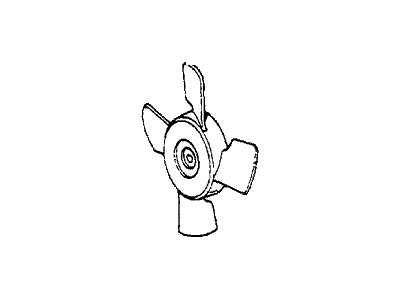 1990 Acura Integra Fan Blade - 38611-PK1-003