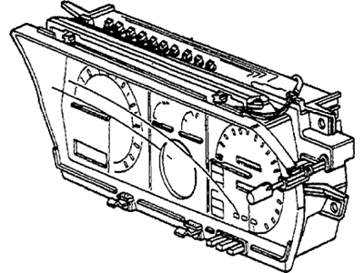 78140-SP1-A21 Acura Panel, Print (Odo & Trip) Illustration 1 of 1