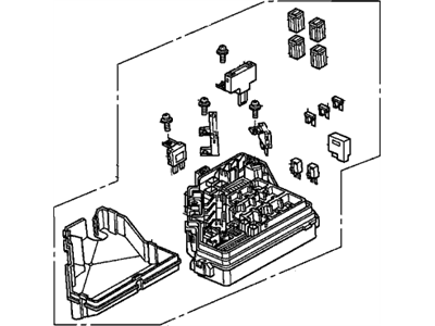 8-97033-102-3 Acura Seal, Driver Side Radiator Illustration 1 of 1