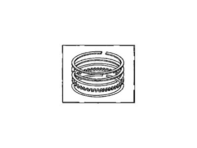 Acura RSX Piston Rings - 13011-PRA-E02