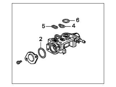 Acura 16500-P0A-A51 Fast Idle Valve Assembly (Af42D)