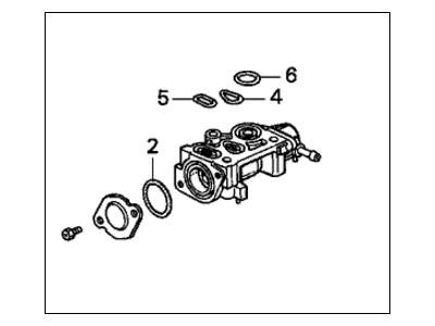 1998 Acura Integra Idle Control Valve - 16500-P0A-A51