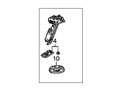 Acura 17040-SW5-A31 Fuel Pump Set