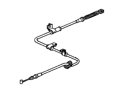 1999 Acura CL Parking Brake Cable - 47510-SV7-A51