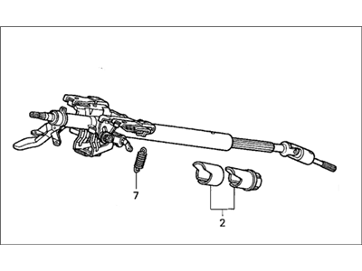 1997 Acura CL Steering Column - 53200-SV7-A03