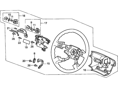 38811-5J2-A01 Acura Bolt Set, Drain Illustration 1 of 1