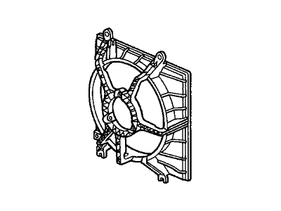Acura CL Fan Shroud - 19015-P0G-A01