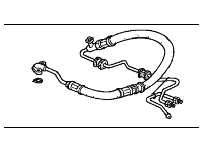 91598-S3V-A51 Acura Clamp G, Fuel Pipe Illustration 1 of 1