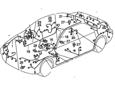 72975-SP0-003 Acura Seal, Left Rear Door Sill (Lower) Illustration 1 of 1
