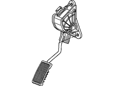 2010 Acura RDX Accelerator Pedal Position Sensor - 17800-STK-A81