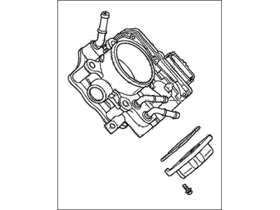 Acura 16400-RLG-J01 Electronic Control Throttle Body (Gme1A)