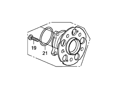 Acura 42200-STK-951 Rear Hub Unit Bearing Assembly