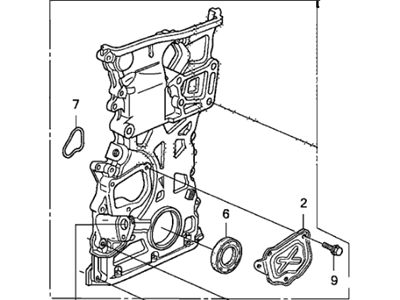 Acura 11410-RZA-010 Chain Case Assembly