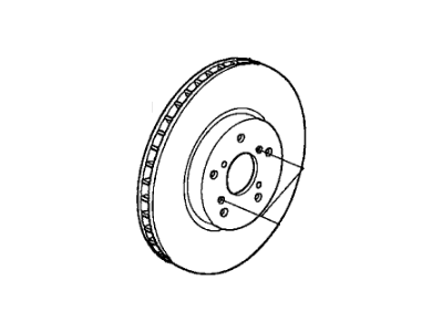 Acura 45251-SWA-A00 Front Brake Disc