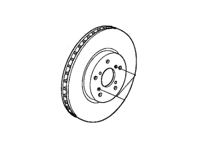 Acura 45251-SWA-A22 Front Disk Brake Rotor