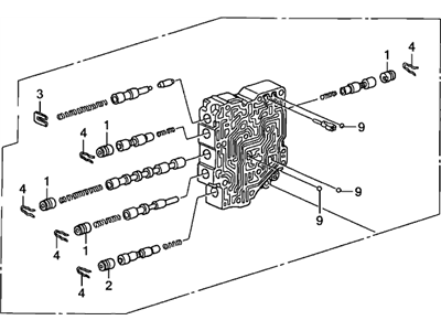 Acura MDX Valve Body - 27700-RDK-000