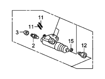 Acura 46930-S6M-003 Clutch Slave Cylinder Assembly