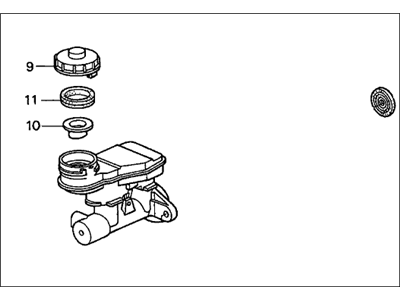 Acura 46100-S6M-A52 Brake Master Cylinder Assembly