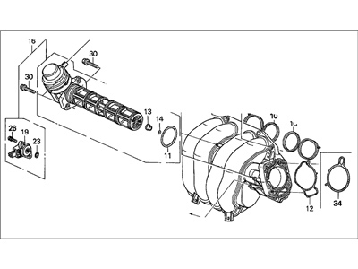 Acura Intake Manifold - 17100-PPA-A01