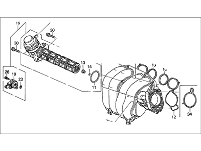 Acura RSX Intake Manifold - 17100-PPA-A01