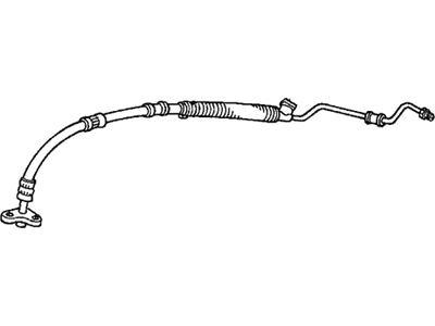 91594-S3V-A51 Acura Clamp D, Fuel Pipe Illustration 1 of 1
