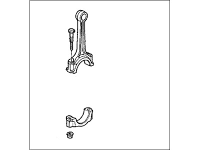 1987 Acura Integra Rod Bearing - 13211-PG6-003