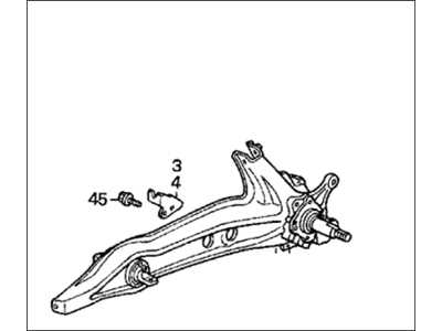 Acura 52371-SR3-G10 Left Rear Trailing Arm (Disk)