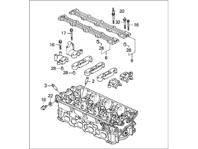 Acura Integra Cylinder Head - 12100-P30-010