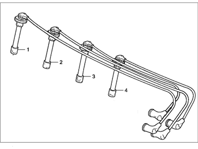 1992 Acura Integra Spark Plug Wire - 32722-P30-405